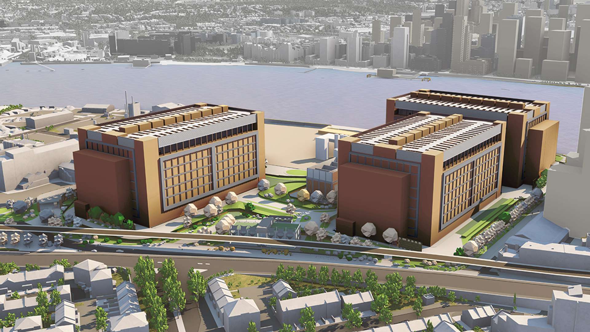 CGI of Your new neighbours at the docks